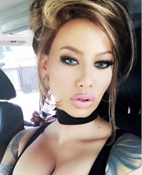 Photos: Amber Rose Looks Beautiful In Her New Hairstlye